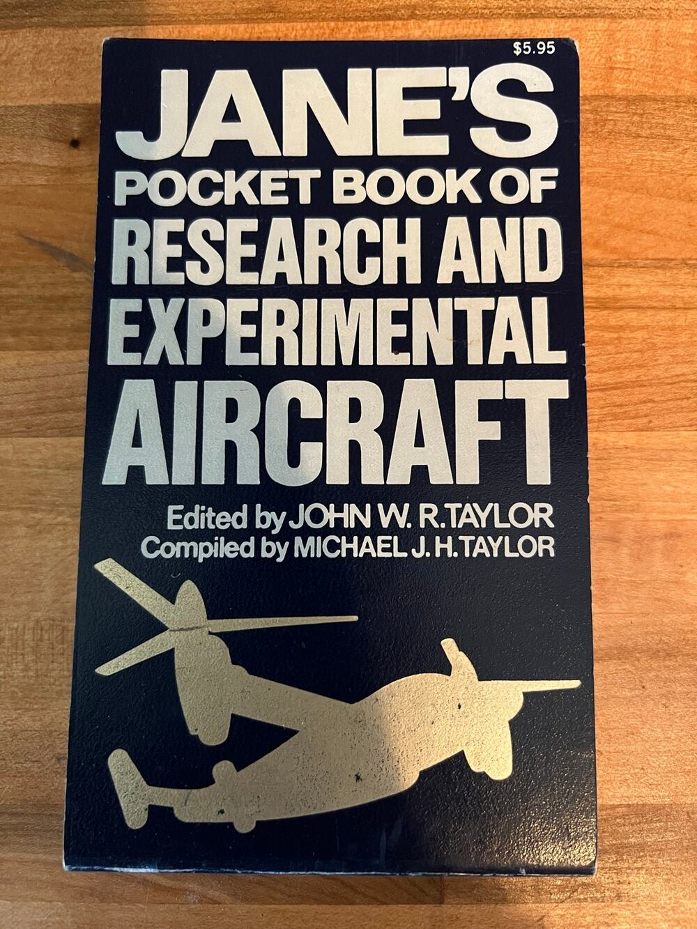 Jane’s Pocket Book of Research & Experimental Aircraft 1978 Vintage Aviation